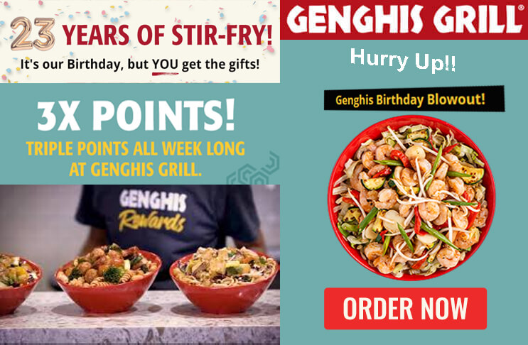 Genghis Grill Triple Points