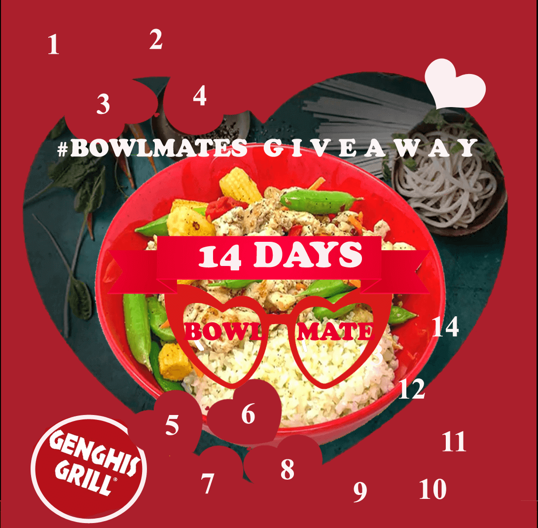 Genghis Grill Valentine’s Day Bowlmate Contest